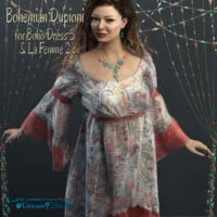 Bohemian Dupioni for Boho Dress 3