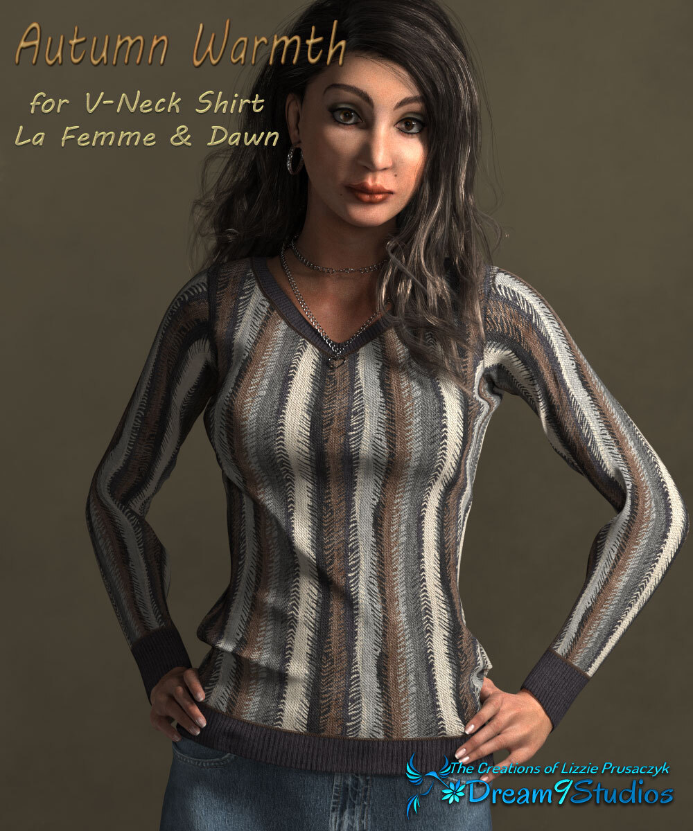 Autumn Warmth for V-Neck